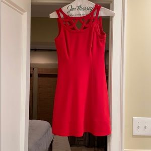 Red dress A-line shape. New without tags.
